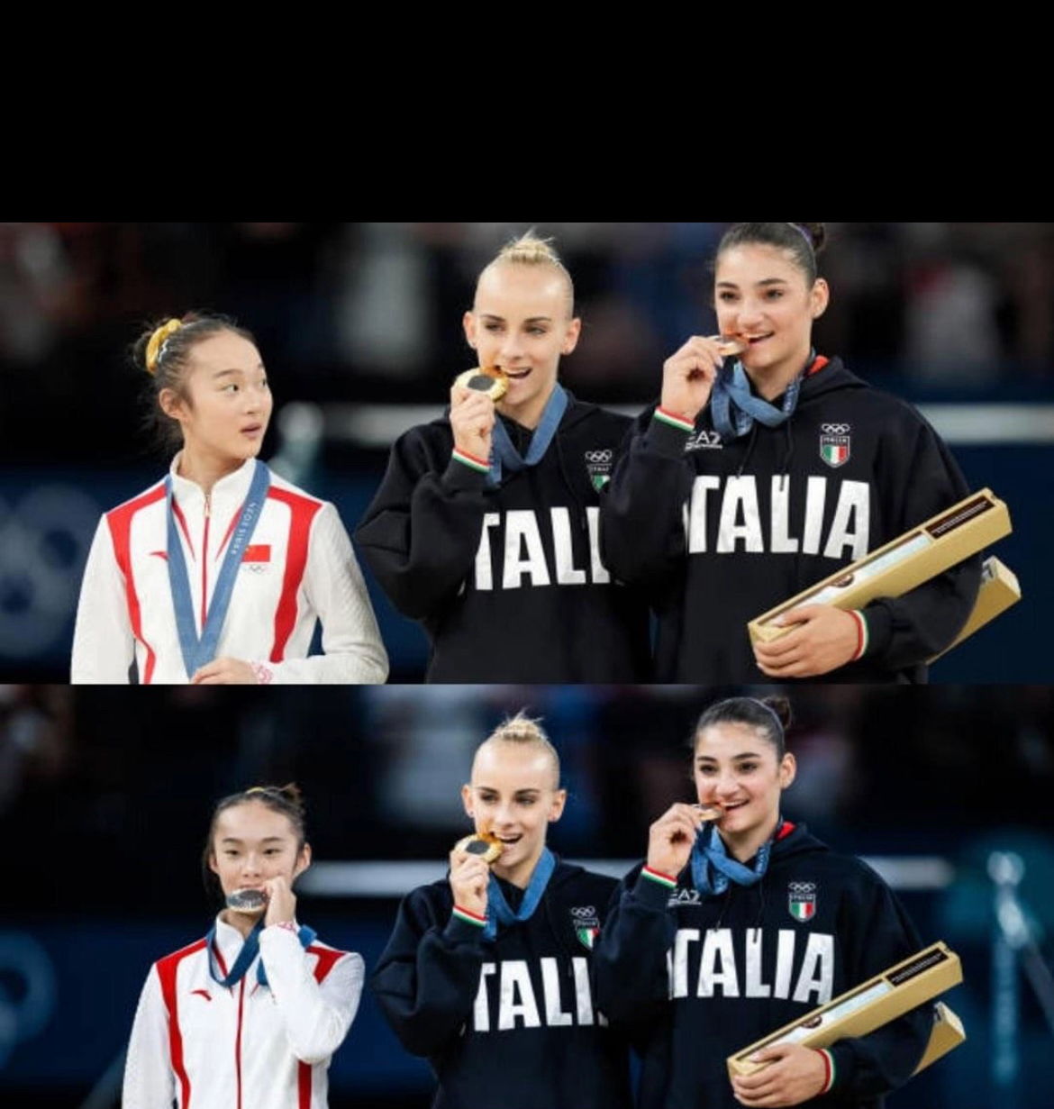 Medal bite Blank Meme Template