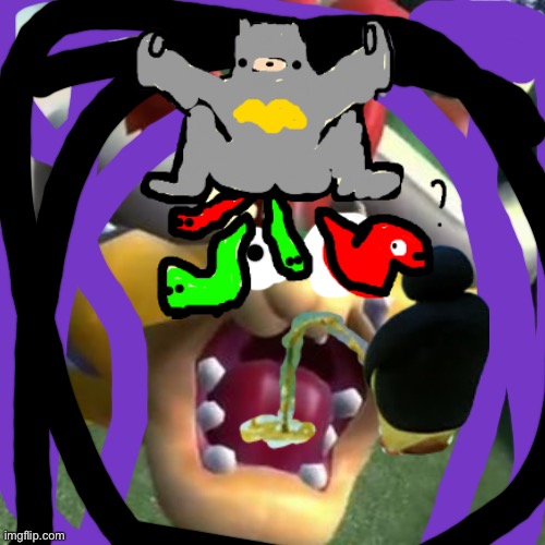 Bowser on LSD | image tagged in bowser on lsd | made w/ Imgflip meme maker