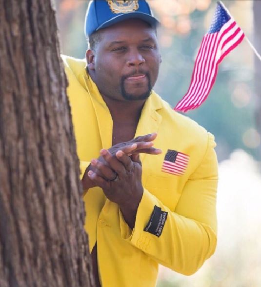 american hide behind tree Blank Meme Template