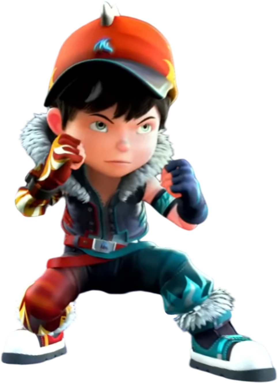 Boboiboy FrostFire Blank Meme Template