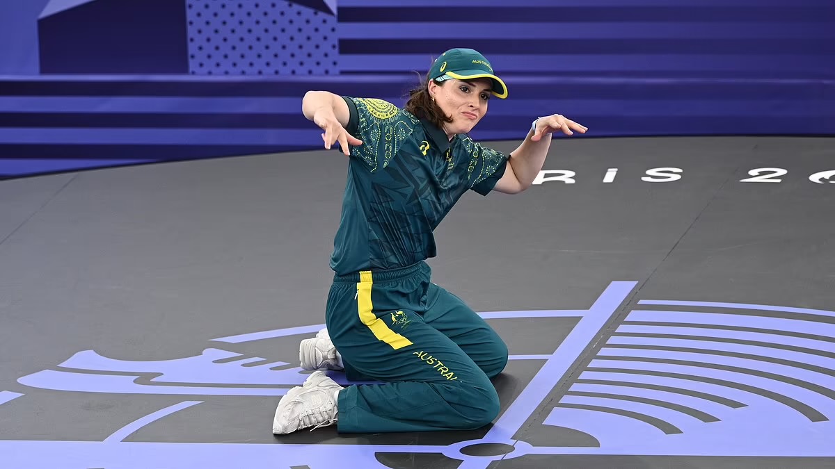 Australian breakdancer Blank Meme Template