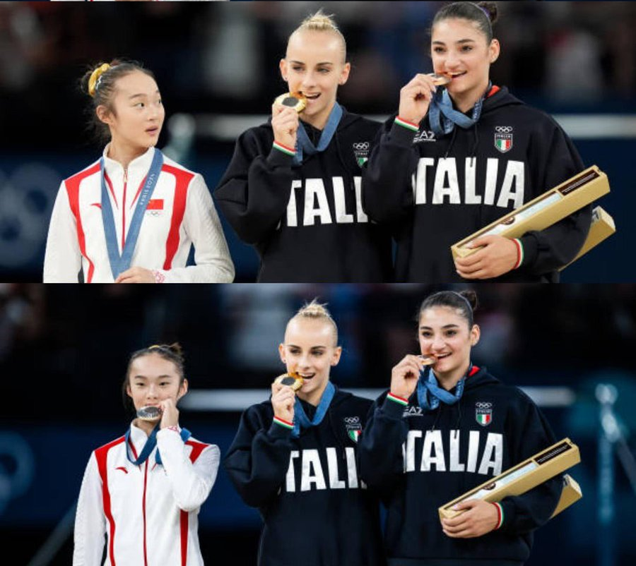 medals bite Blank Meme Template