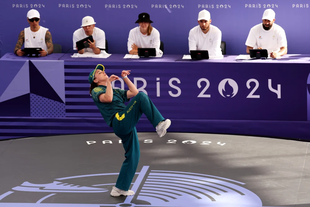 Australian Olympic Breakdance Fail Blank Meme Template