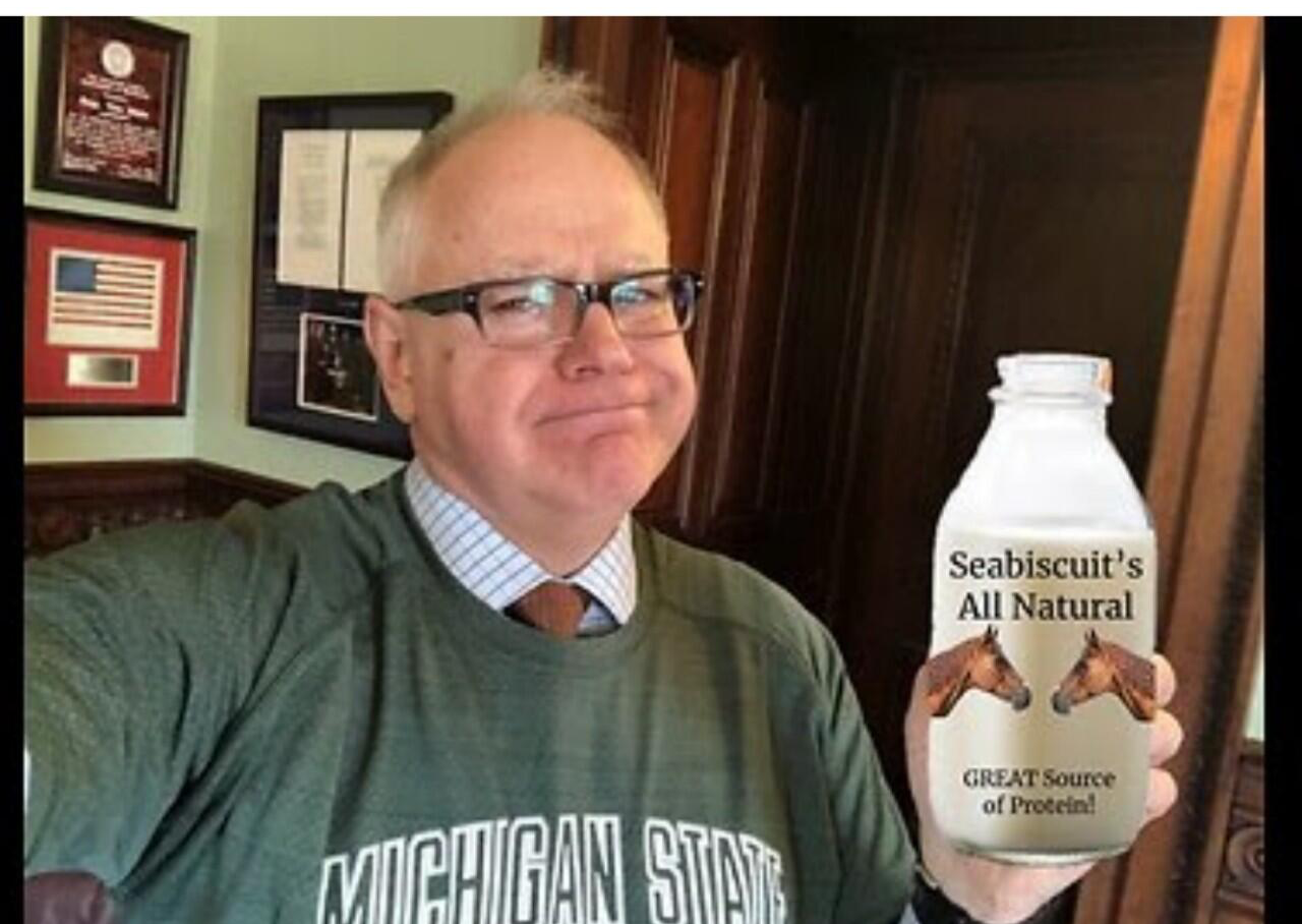 High Quality Tim Walz Blank Meme Template