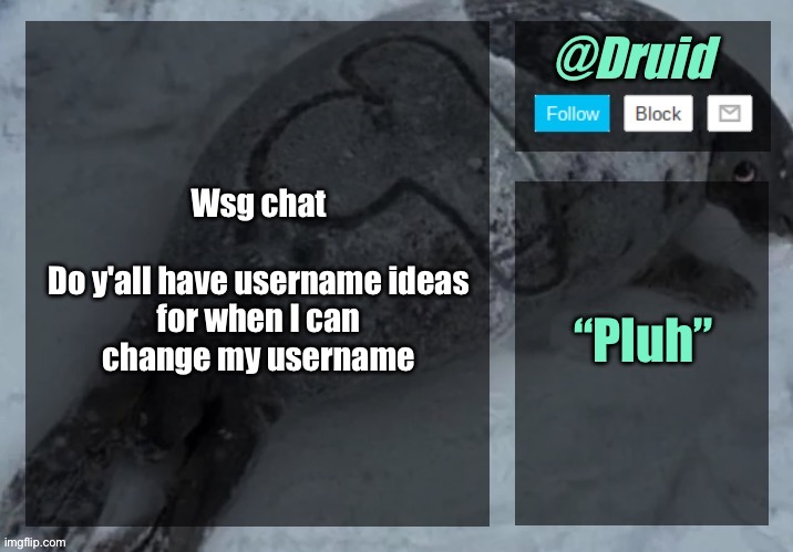 New announcement temp | Wsg chat
 
Do y'all have username ideas for when I can change my username; “Pluh” | image tagged in new announcement temp | made w/ Imgflip meme maker