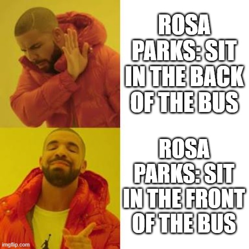 rosa parks sitting in the bus