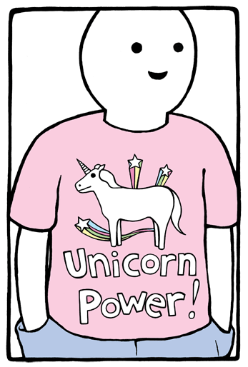 Unicorn Power Blank Meme Template