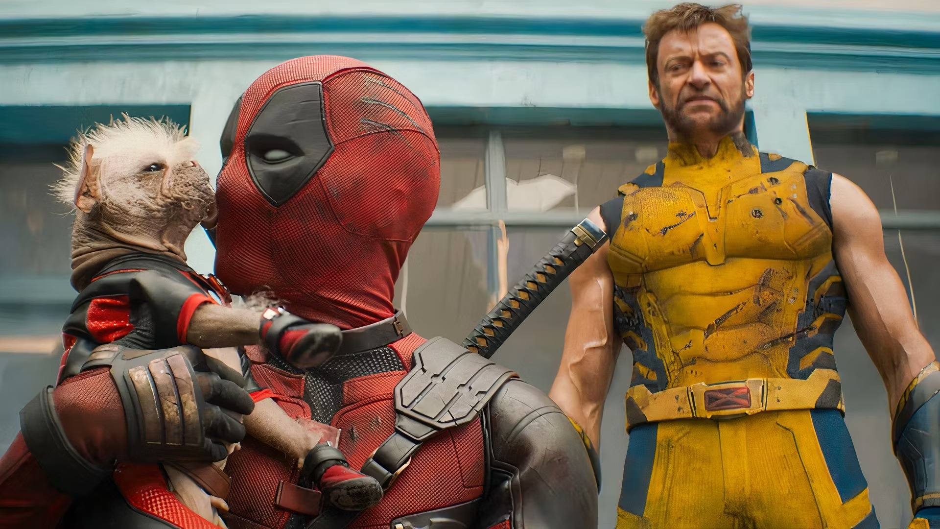 High Quality Deadpool distracted wolverine mad Blank Meme Template