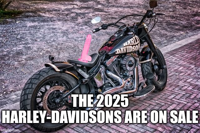 R.i.P | THE 2025 HARLEY-DAVIDSONS ARE ON SALE | image tagged in harley davidson | made w/ Imgflip meme maker