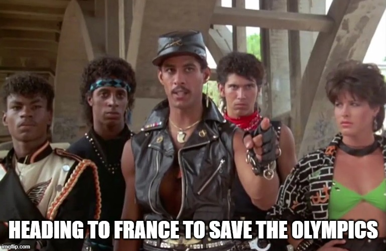 HEADING TO FRANCE TO SAVE THE OLYMPICS | made w/ Imgflip meme maker