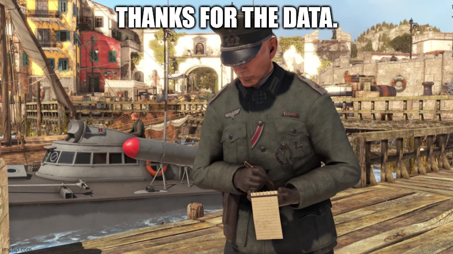 Officer taking notes | THANKS FOR THE DATA. | image tagged in officer taking notes | made w/ Imgflip meme maker