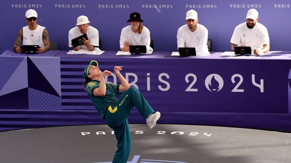 Australian Olympic Breakdancer Blank Meme Template