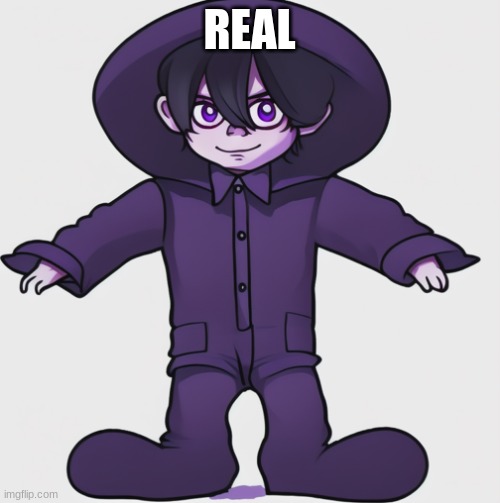 PURPLE KENNY LOUIS?! | REAL | image tagged in purple kenny louis | made w/ Imgflip meme maker