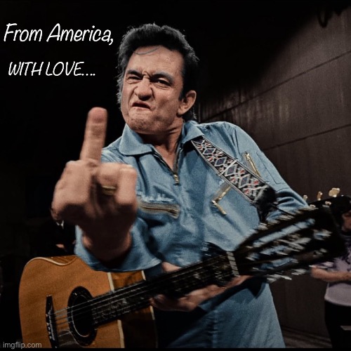 With love | From America, WITH LOVE…. | image tagged in with love | made w/ Imgflip meme maker