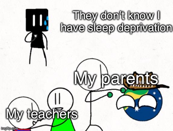 I drew this | They don’t know I have sleep deprivation; My parents; My teachers | image tagged in they don t know i m blank | made w/ Imgflip meme maker