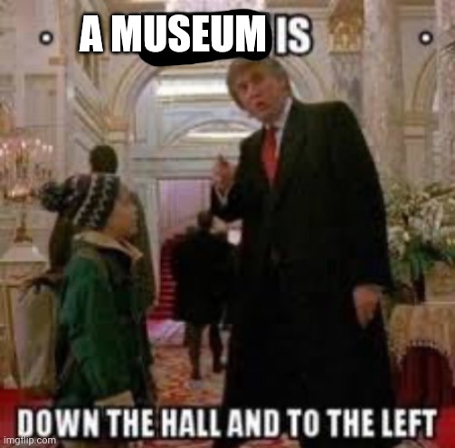 Fun is down the hall and to the left | A MUSEUM | image tagged in fun is down the hall and to the left | made w/ Imgflip meme maker