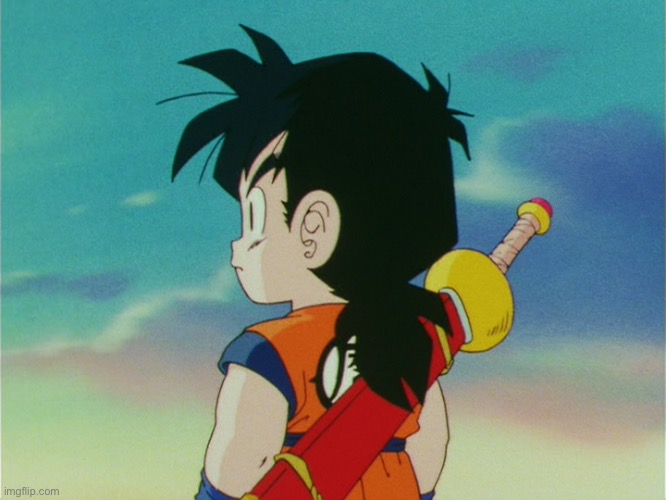 Kid Gohan (DBZ) | image tagged in kid gohan dbz | made w/ Imgflip meme maker