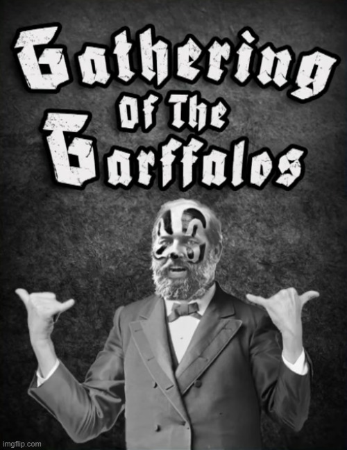 Gathering of the  Garffalos | image tagged in andrew garfield,garfield,icp | made w/ Imgflip meme maker