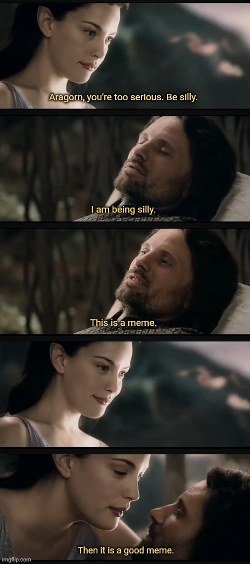 Then it is a good dream | image tagged in memes,aragorn | made w/ Imgflip meme maker