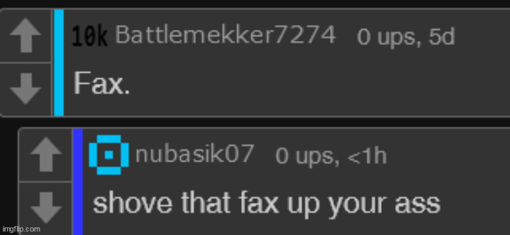 for context: he says "fax" all the time like bro stfu | made w/ Imgflip meme maker