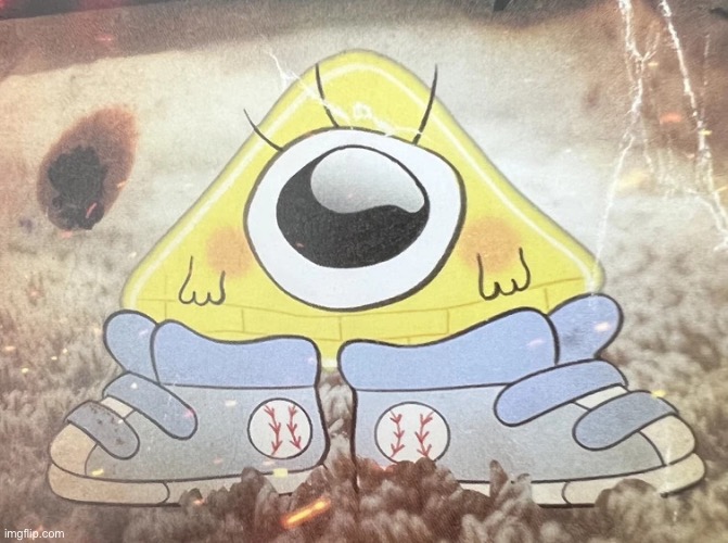 Awww what a cute baby (He Destroyed his Entire Universe) | image tagged in baby bill cipher | made w/ Imgflip meme maker