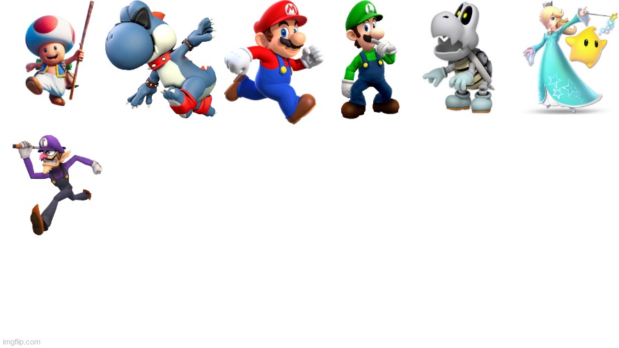 comment anyone else from mario | made w/ Imgflip meme maker