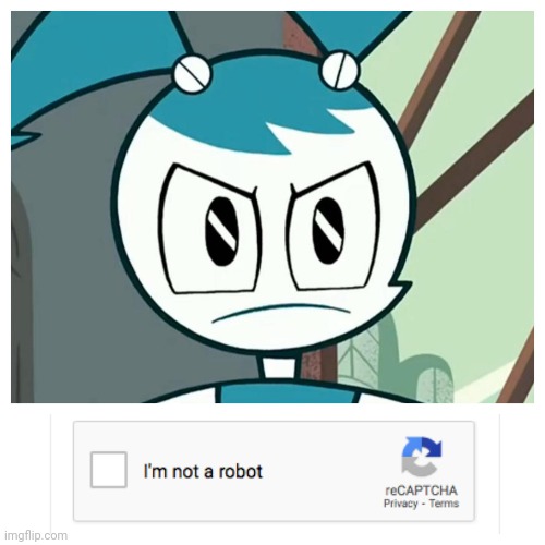 Jenny trying not to fail a Captcha test | image tagged in memes,captcha,jenny wakeman,mlaatr,funny | made w/ Imgflip meme maker