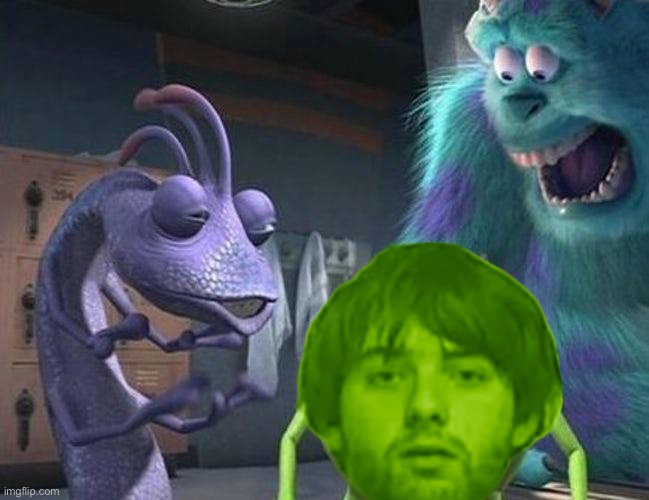 Milking it | image tagged in monsters inc | made w/ Imgflip meme maker