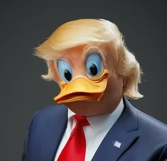 High Quality Daffy Trump Blank Meme Template