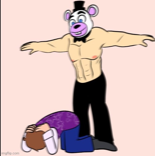 . | image tagged in buff helpy t-posing on dawko | made w/ Imgflip meme maker