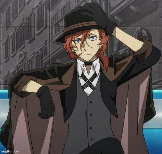 chuuya | image tagged in chuuya | made w/ Imgflip meme maker