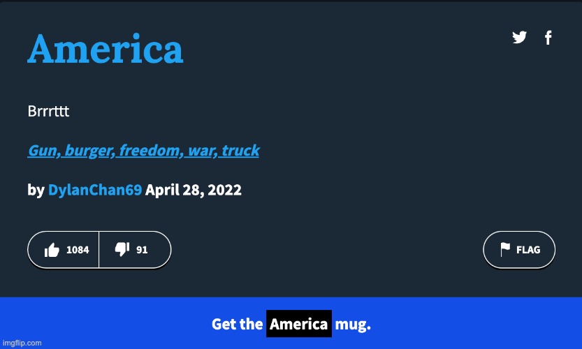 Ahh yes the definition of america | image tagged in meme | made w/ Imgflip meme maker