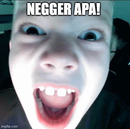talkingandchating11111111 | NEGGER APA! | image tagged in gifs,nigga3 | made w/ Imgflip images-to-gif maker