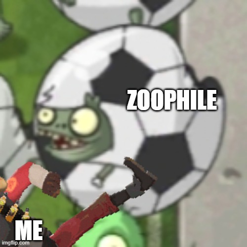 punting time | ZOOPHILE; ME | image tagged in soccer zombie | made w/ Imgflip meme maker