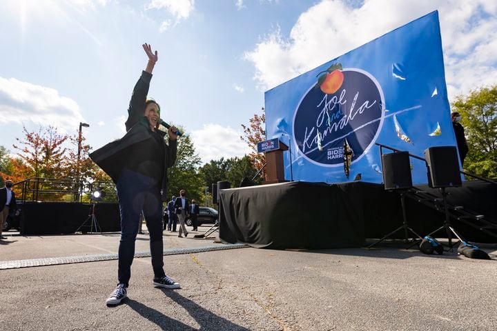 Kamala Reaches for the Clouds Blank Meme Template