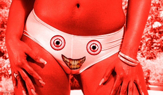 High Quality Bloodshot Eye White Underwear 1 Blank Meme Template