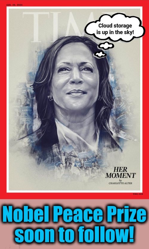 Kamala Nobel Peace Prize Blank Meme Template