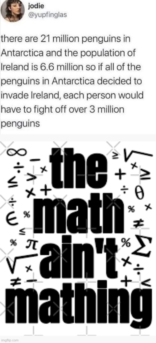 Yeah… millions | image tagged in the math ain't mathing,million,division | made w/ Imgflip meme maker