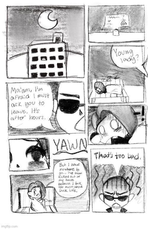 Flora Roomate Wonder page 2!! | image tagged in art,comic,sketch | made w/ Imgflip meme maker