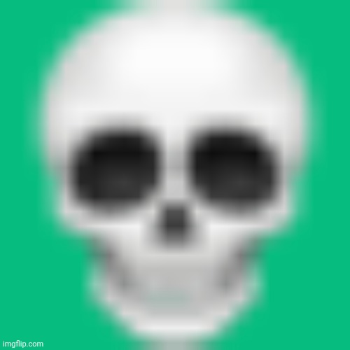 Skull emoji | image tagged in skull emoji | made w/ Imgflip meme maker