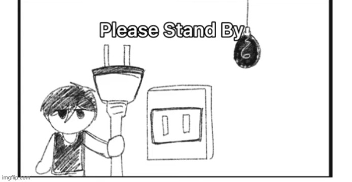 Please stand by | image tagged in please stand by | made w/ Imgflip meme maker