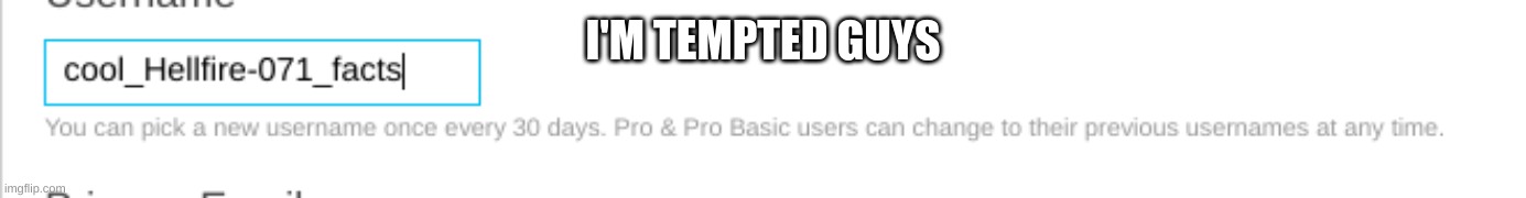 I'M TEMPTED GUYS | made w/ Imgflip meme maker