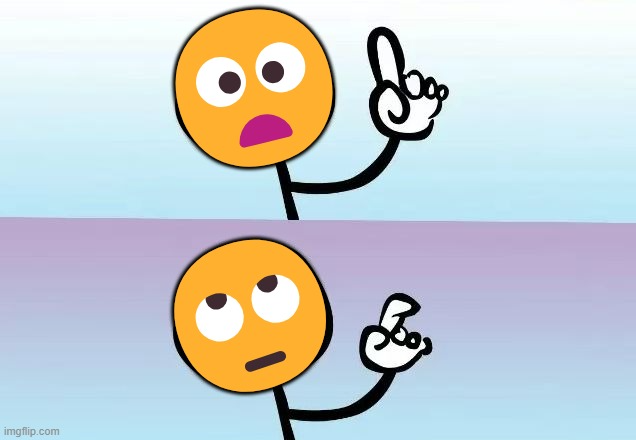 High Quality stickman emoji face that's not Blank Meme Template