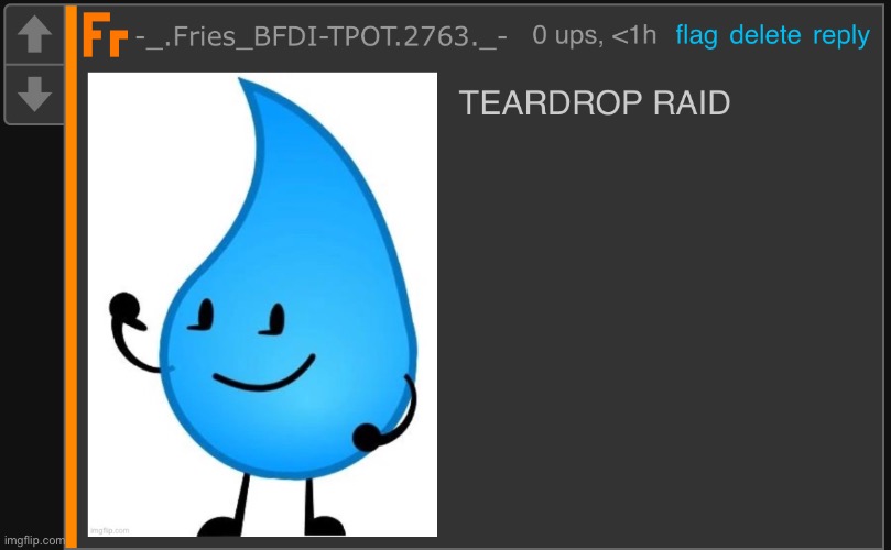 TEARDROP RAID | image tagged in teardrop raid | made w/ Imgflip meme maker