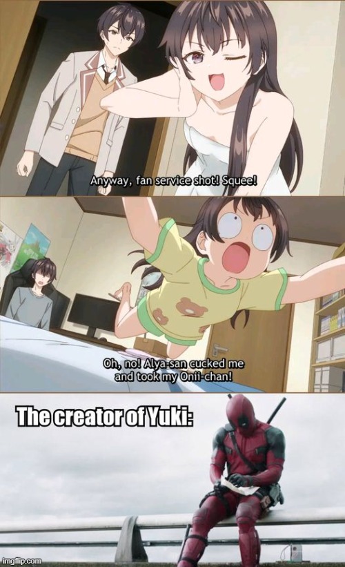 Who let deadpool cook | image tagged in anime,memes,why are you reading this,why are you reading the tags | made w/ Imgflip meme maker