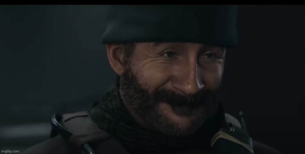 people start off the school morning on the bus with upbeat shit. naw, my happy ass is playing doom music :3 | image tagged in captain price | made w/ Imgflip meme maker