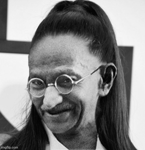 Ariana ghandi | image tagged in cursed image,msmg | made w/ Imgflip meme maker