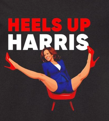 High Quality Heels Up Harris logo Blank Meme Template