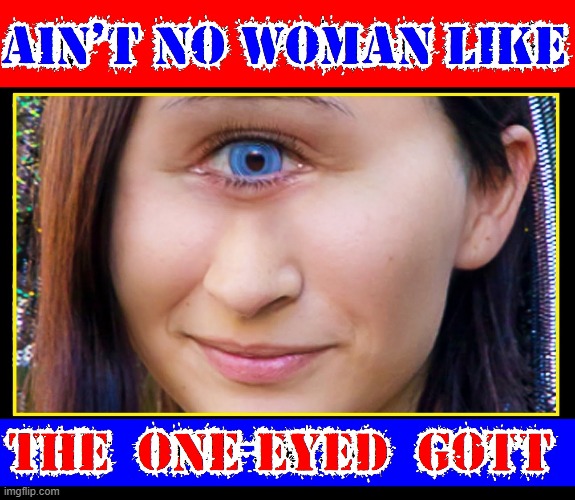 Please, sing along with Cyclops! | image tagged in vince vance,cyclops,memes,one eyed,got,ain't no woman | made w/ Imgflip meme maker