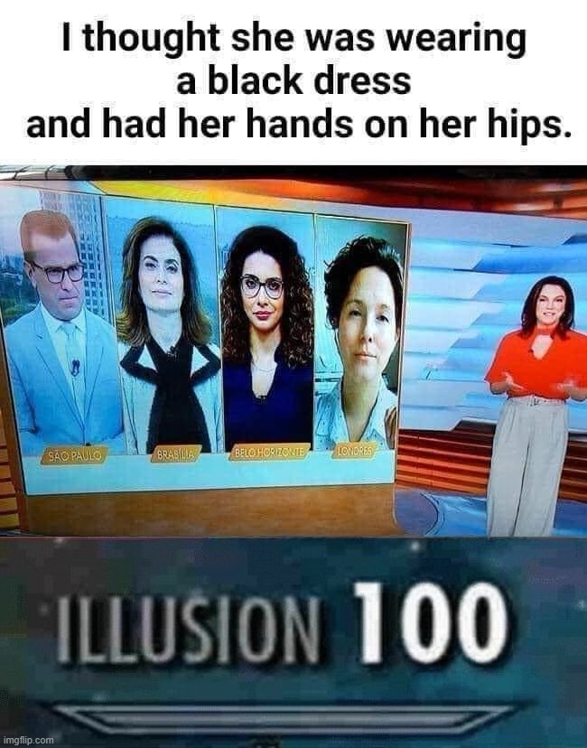 Funny illusion | image tagged in illusion 100 | made w/ Imgflip meme maker